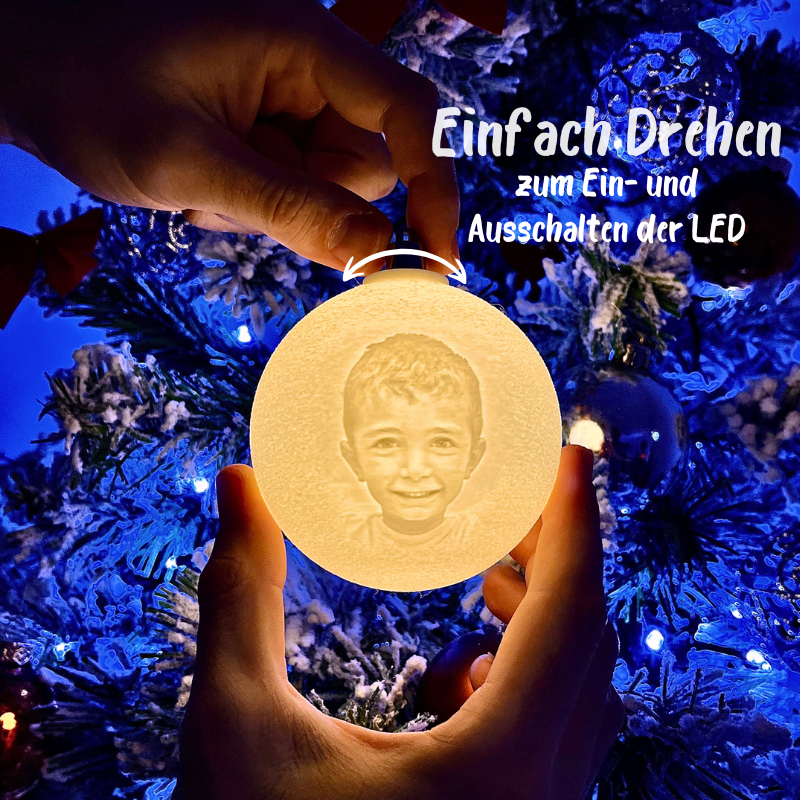 Personalisierte Weihnachtskugel