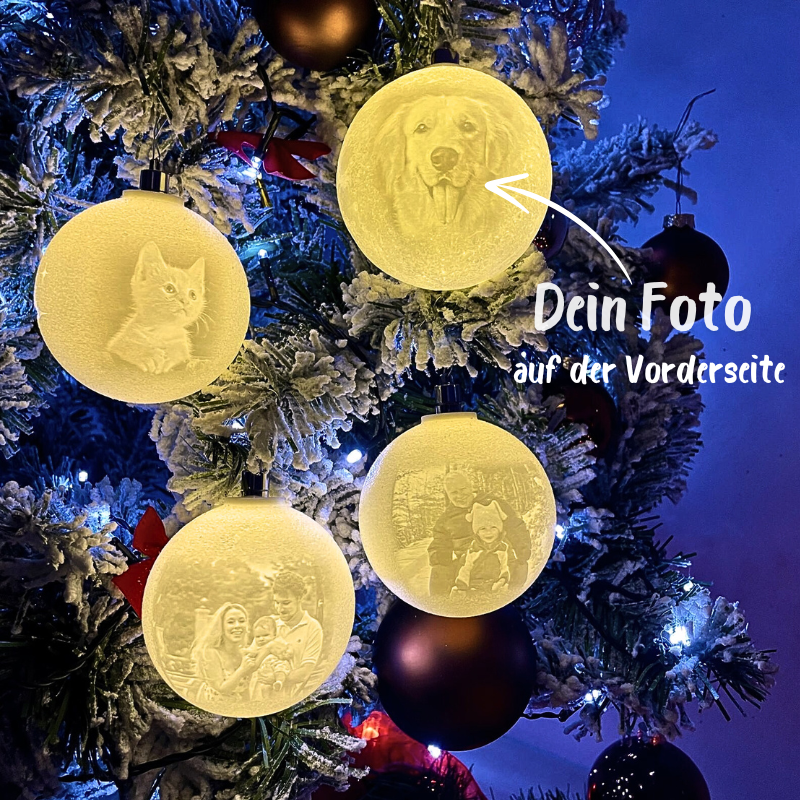 Personalisierte Weihnachtskugel