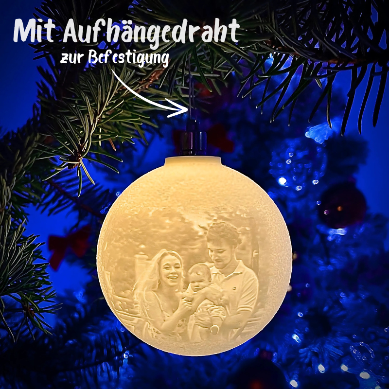 Personalisierte Weihnachtskugel